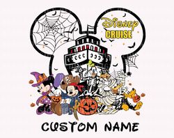 Personalized Halloween Cruise Trip PNG, Halloween Png, Spook