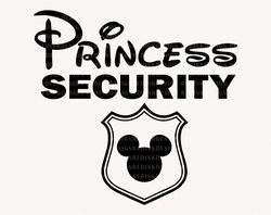 Princess Security Svg, Funny Dad Svg, Boyfriend Security Svg