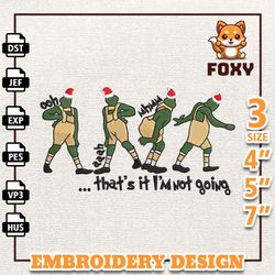 Christmas Embroidery Designs, Thats It Im Not Going Designs, Merry Xmas Embroidery Designs, Est 1957 Embroidery Files, I