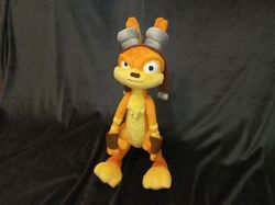 Custom plush toy. Daxter from Jak and Daxter plush. 12 inches doll.