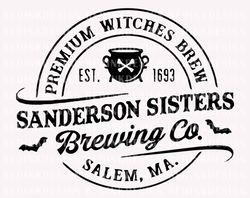 Sandersonn Sister Brewing Co SVG, Halloween Witches Svg, San