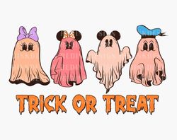 Trick Or Treat Svg, Happy Halloween SVG, Mouse Ghost Svg, Re