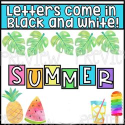 SUMMER Bulletin Board | Classroom Decor | Summer Classroom | Bulletin Board Kit | Printable Classroom Decor | End of