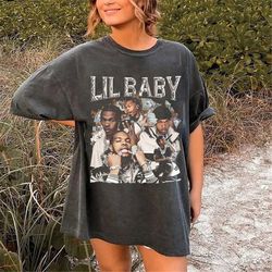 vintage lil baby t-shirt, lil baby rap shirt, lil baby bootleg t-shirt, retro lil baby shirt,  lil baby merch, rap tee,
