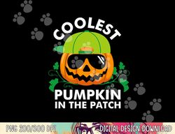 Coolest Pumpkin In The Patch Kids Boys Men Pumpkin Halloween  png,sublimation copy