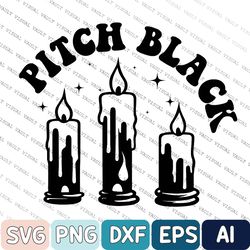 Just A Little Ray Of Pitch Black Svg, Halloween Svg, Halloween Svg, Witch Svg, Halloween Shirt Svg, Retro Halloween Svg