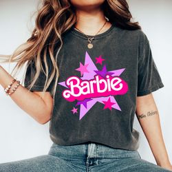 barbie comfort colors shirt, barbie movie 2023 shirt, party girls shirt, doll baby girl, birthday shirt, girls barbie pa