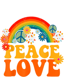 PEACE SIGN LOVE Halloween 60s 70s Tie Dye Hippie  Costume  copy