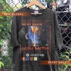 J.Cole Rap Shirt, The Off Season Album 90s Y2K Merch Vintage Hiphop Sweatshirt, J.Cole Rapper Retro Unisex Gift Bootleg