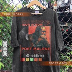 Post Malone Rap Shirt, Stoney Album 90s Y2K Merch Vintage Hiphop Sweatshirt, Post Malone Retro Unisex Gift Bootleg Hoodi