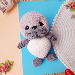 Crochet pattern Seal Nordik (Ukrainian language)