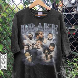 Drake Rap Shirt, Vintage Drake Bootleg Drizzy Champaign Papi Sweatshirt, Retro 90s Y2K Bootleg Rap Gift For Fan Graphic