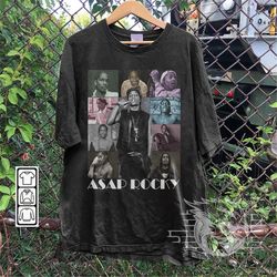 Asap Rocky Rap Shirt, Asap Rocky Concert 90s Y2K Merch Vintage Rapper Hiphop Sweatshirt, Retro Unisex Gift Bootleg Hoodi