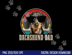 Dachshund Dad Vintage Sunglasses Funny Doxie Wiener Dog  png, sublimation copy