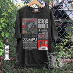 MF Doom Rap Shirt, Operation Doomsday Album 90s Y2K Merch Vintage Rapper Hiphop Sweatshirt, Retro Unisex Gift Bootleg Ho