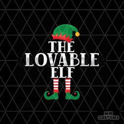 The Lovable Elf Svg, Christmas Svg, Elf Lovable Svg, Elf Svg, Merry Christmas Svg