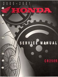 Honda CR250R 2000-2001 Service manual