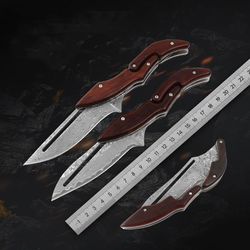 Mechanical Folding Knife High Hardness Outdoor Portable Self-defense Camping Tool