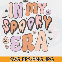In My Spooky Era Svg, Halloween Fall Png