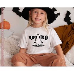 Spooky Svg Png, Halloween Kids Svg, Trick Or Treat Svg Cut File for Cricut, Halloween Costume Vector, Sublimation or Pri