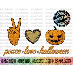 Peace Love Pumpkin Sublimation PNG Design, Halloween design, Pumpkin Png,  Pumpkin Halloween transfers design png, Peace