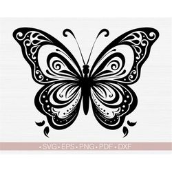 Butterfly Svg Png, Butterfly Silhouette Cut File for Cricut, Eps Dxf Pdf Vector Clipart Shirt Design, Vinly Decal, Iron