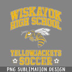 Wiskayok High School Yellowjackets Soccer PNG Download