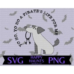 Yo Ho SVG, easy cut file for Cricut, Layered by colour