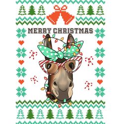 A Donkey Xmas Ugly Christmas Sweater png, Ugly Christmas Sweater png, Adult Xmas Shirt png, Funny Xmas Shirt png