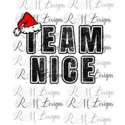 Team Nice, Team Naughty Png Instant Download File, Couples Christmas Shirt, Group Christmas Shirt, Family Christmas Shir