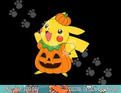 Pokemon Halloween Pikachu Pumpkin Costume png, sublimation copy