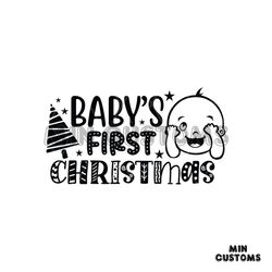 baby's first christmas svg, christmas svg, baby christmas svg