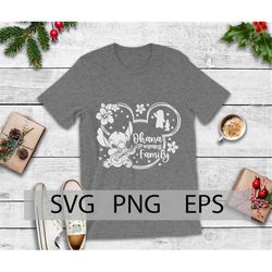 Ohana Means Family SVG, Stitch guitar Svg, Hawaii Trip Svg, Hawaiian Vacation Svg, Mouse Ears Svg, Dxf, Png, Aulani, dis