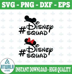 Disney Squad SVG / Minnie mouse SVG / Mickey mause SVG / Disneyland / T-shirs Vinyl Decal / design for cricut or