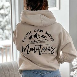 Faith Can Move Mountains SVG, Faith Svg, Mountains Svg, Religious Quote Svg, Christian Svg, Jesus Quote Svg, File For Cr