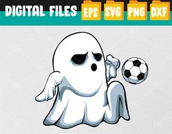G-host Soccer Player Lazy Halloween Costume Cute Sport Svg, Eps, Png, Dxf, Digital Download