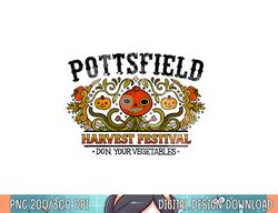 Pottsfield Harvest Festival Dark Spooky Pumpkin Halloween png, sublimation copy