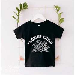 Flower Child SVG, Hippie Kid, Cool Kid Svg, Cute Toddler Svg, Cut file for Cricut, Flower Power, Digital File