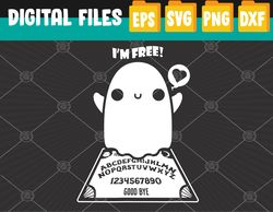 Ouija Board Lazy Halloween Costume Funny Ghost Spirit Wiccan Svg, Eps, Png, Dxf, Digital Download