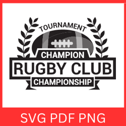 Rugby Championship Tournament Svg, Championship Rugby Ball logo SVG, Rugby logo PNG, Tournament logo SVG
