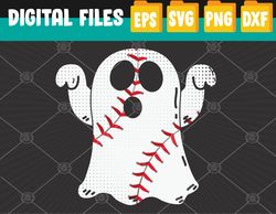 Baseball Ghost Baseball Lover Halloween Costume Svg, Eps, Png, Dxf, Digital Download