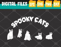 Ghost-Cats,Halloween  Svg, Eps, Png, Dxf, Digital Download