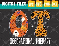 OT Occupational Therapy Therapist Halloween OTA spooky Svg, Eps, Png, Dxf, Digital Download
