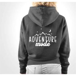 Adventure Mode SVG PNG, Camping Mode svg, Vacation svg, Mountain svg, Adventure Awaits svg, Wild and Free svg