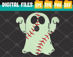 Softball Ghost Softball Lover Halloween Costume Svg, Eps, Png, Dxf, Digital Download