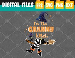 I'm The Granny Witch Funny Halloween Costume Svg, Eps, Png, Dxf, Digital Download
