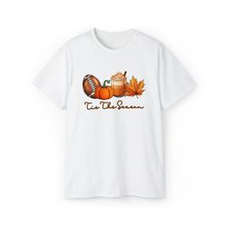 Fall Shirt, Leopard Pumpkin Shirt, Season Shirt, Tis The Season Shirt, Football Shirt, Football , Fall , Pumpkins Shirt