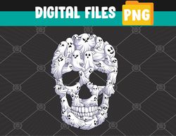 Skull Boo Ghost Funny boo ghosts Halloween costume PNG, Digital Download