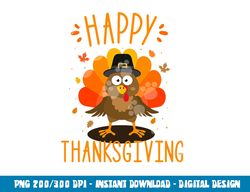 Happy thanksgiving for turkey day family dinner png, sublimation copy