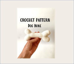 Crochet Bone Pattern, How to crochet a Dog Bone, Bone Amigurumi Plush, Downloadable PDF Pattern, Dog Bone Plush, Dog Toy